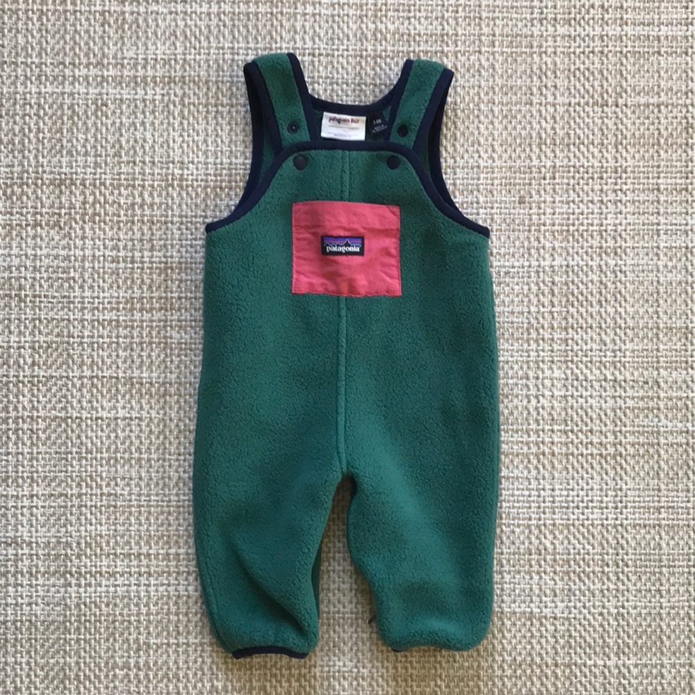Patagonia Fleece Overalls (size 3-6m)
